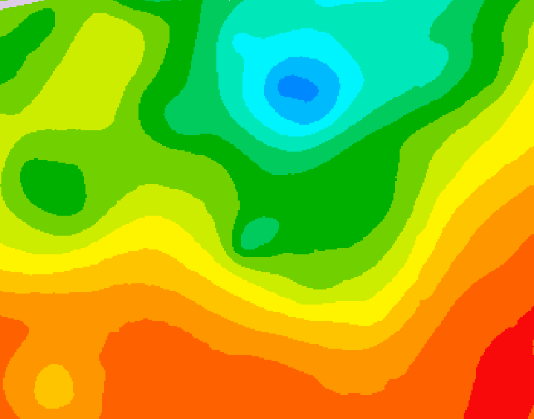 GDPS 500 millibar geopotential height 072 hour forecast chart for Canada based on 2025/06/29 0000Z data