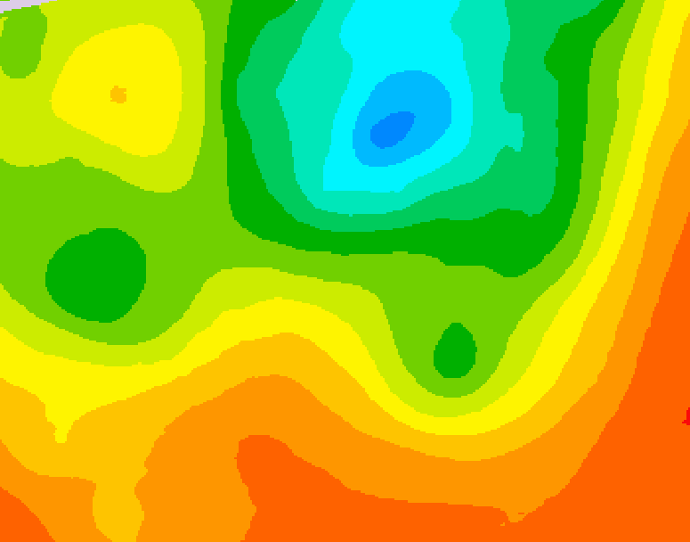 GDPS 500 millibar geopotential height 108 hour forecast chart for Canada based on 2025/06/29 0000Z data
