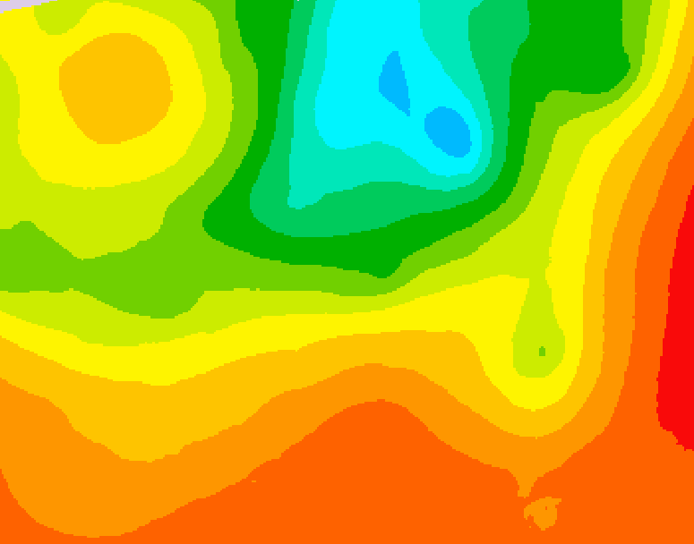 GDPS 500 millibar geopotential height 144 hour forecast chart for Canada based on 2025/06/29 0000Z data