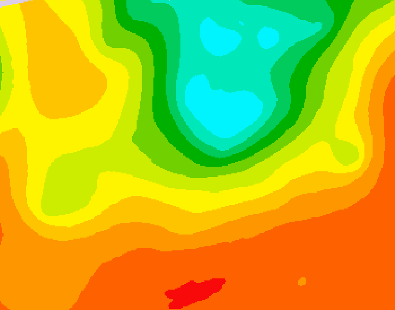 GDPS 500 millibar geopotential height 180 hour forecast chart for Canada based on 2025/06/29 0000Z data