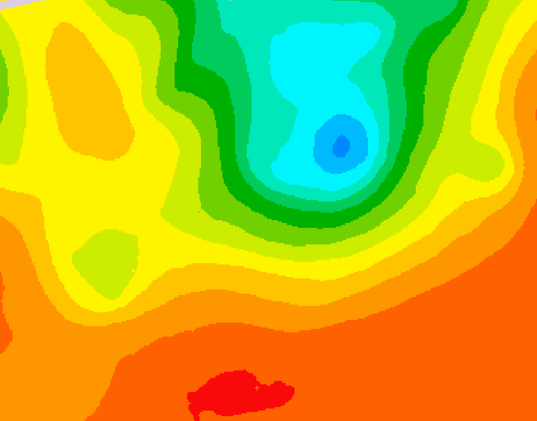 GDPS 500 millibar geopotential height 192 hour forecast chart for Canada based on 2025/06/29 0000Z data