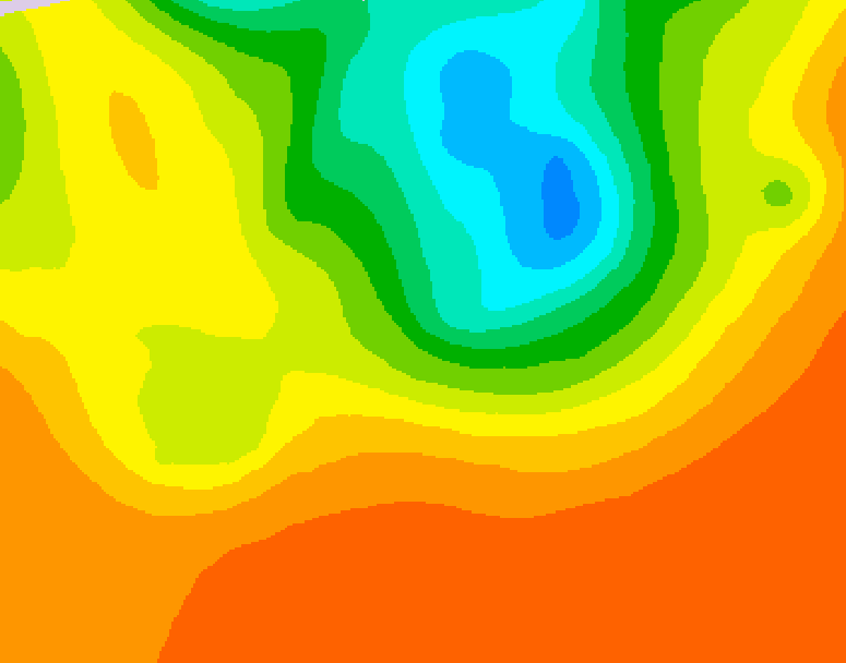 GDPS 500 millibar geopotential height 204 hour forecast chart for Canada based on 2025/06/29 0000Z data