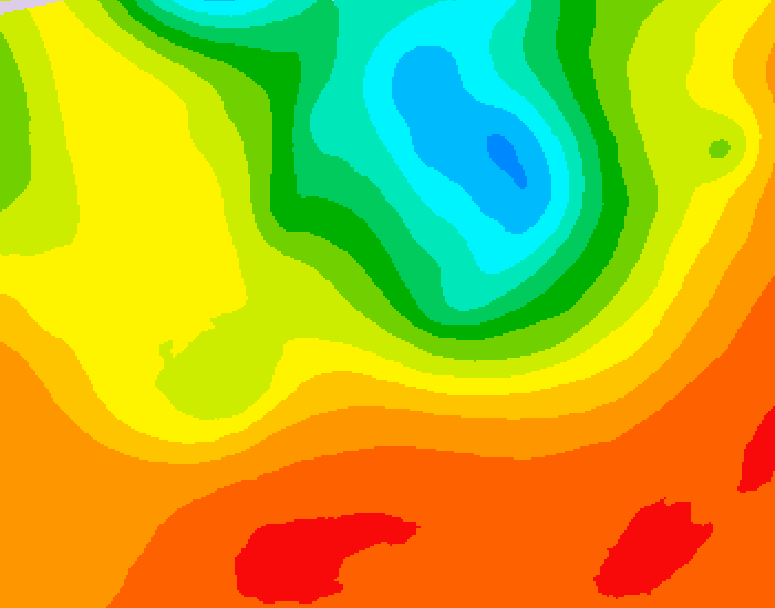 GDPS 500 millibar geopotential height 210 hour forecast chart for Canada based on 2025/06/29 0000Z data