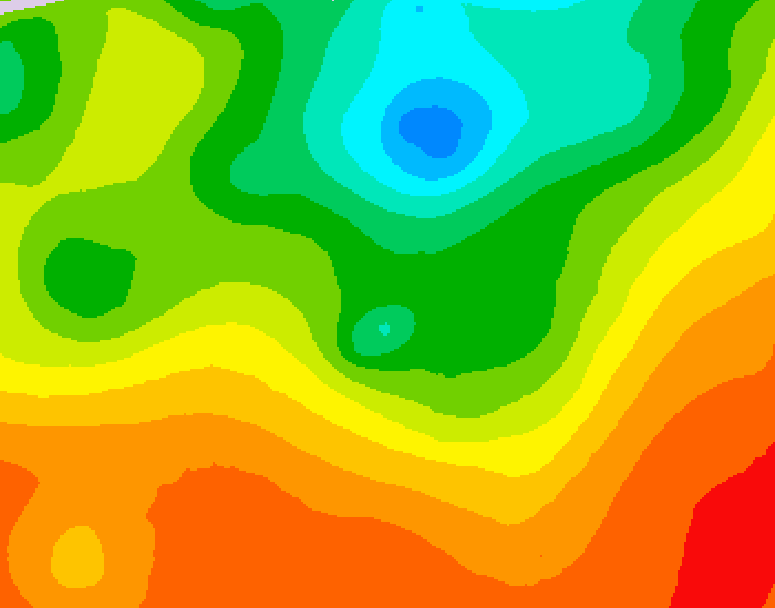 GDPS 500 millibar geopotential height 060 hour forecast chart for Canada based on 2025/06/29 1200Z data