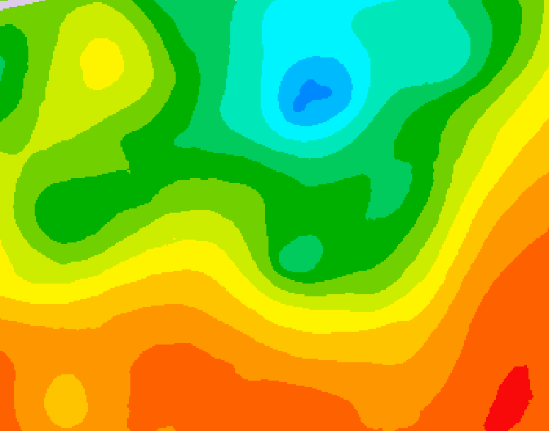 GDPS 500 millibar geopotential height 072 hour forecast chart for Canada based on 2025/06/29 1200Z data