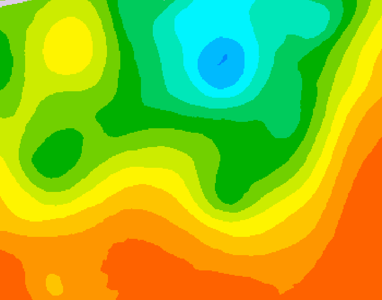 GDPS 500 millibar geopotential height 084 hour forecast chart for Canada based on 2025/06/29 1200Z data