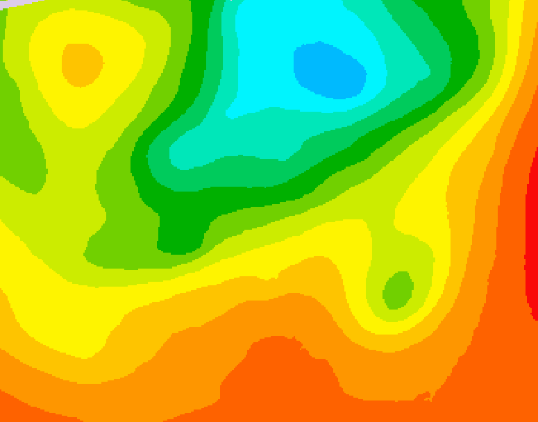 GDPS 500 millibar geopotential height 120 hour forecast chart for Canada based on 2025/06/29 1200Z data