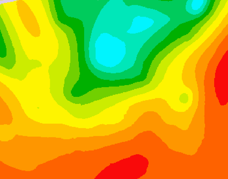 GDPS 500 millibar geopotential height 156 hour forecast chart for Canada based on 2025/06/29 1200Z data