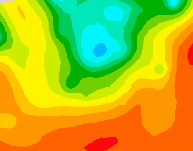 GDPS 500 millibar geopotential height 168 hour forecast chart for Canada based on 2025/06/29 1200Z data