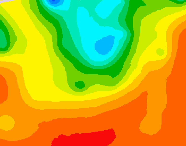 GDPS 500 millibar geopotential height 180 hour forecast chart for Canada based on 2025/06/29 1200Z data