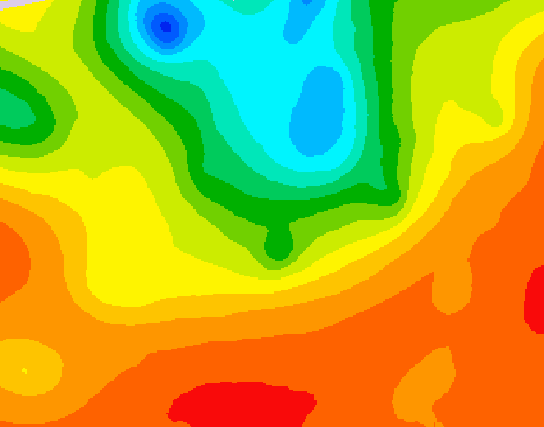 GDPS 500 millibar geopotential height 192 hour forecast chart for Canada based on 2025/06/29 1200Z data