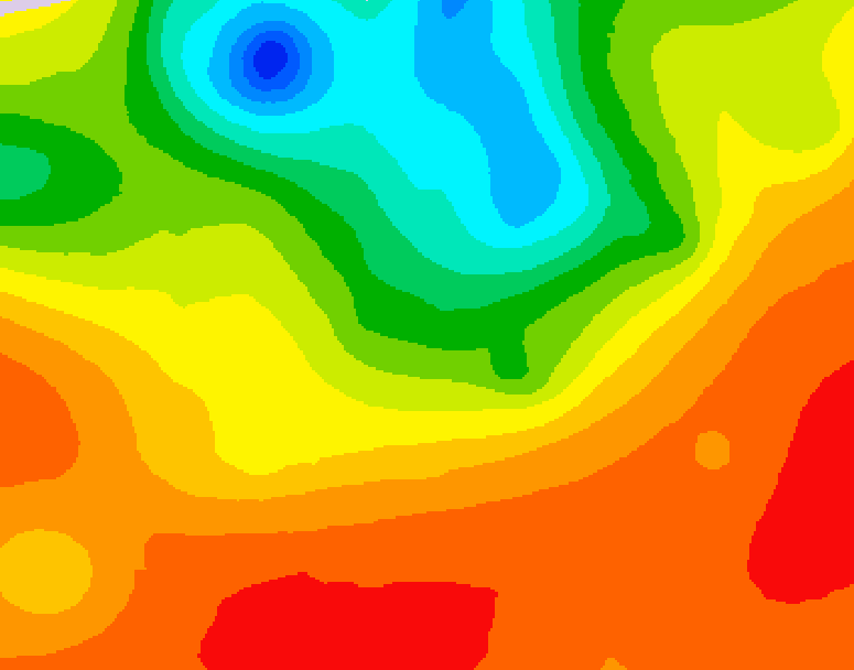 GDPS 500 millibar geopotential height 204 hour forecast chart for Canada based on 2025/06/29 1200Z data