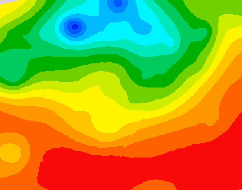 GDPS 500 millibar geopotential height 228 hour forecast chart for Canada based on 2025/06/29 1200Z data