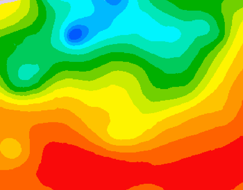 GDPS 500 millibar geopotential height 240 hour forecast chart for Canada based on 2025/06/29 1200Z data