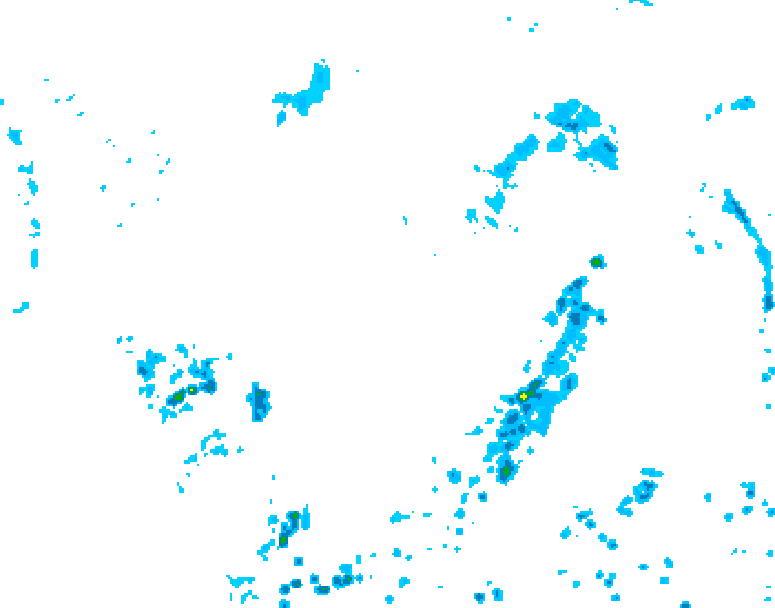 GDPS precipitation 192 hour forecast chart for Canada based on 2025/06/29 0000Z data