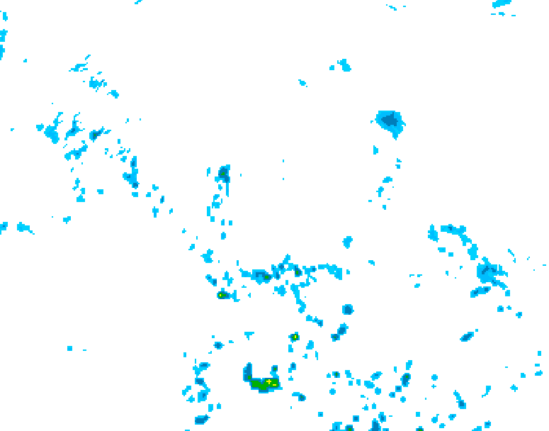GDPS precipitation 012 hour forecast chart for Canada based on 2025/06/29 1200Z data