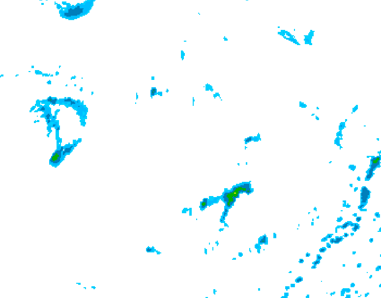 GDPS precipitation 240 hour forecast chart for Canada based on 2025/06/29 1200Z data
