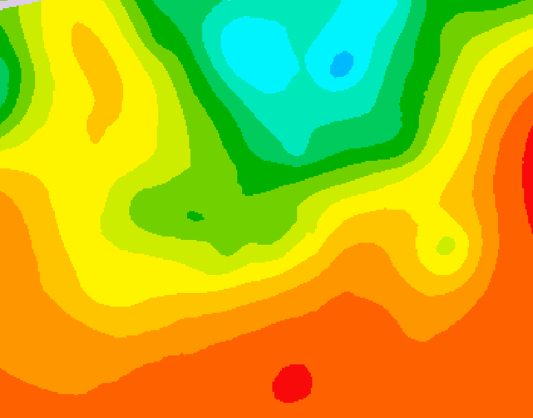 GDPS 500 millibar geopotential height 144 hour forecast chart for Canada based on 2025/06/30 0000Z data