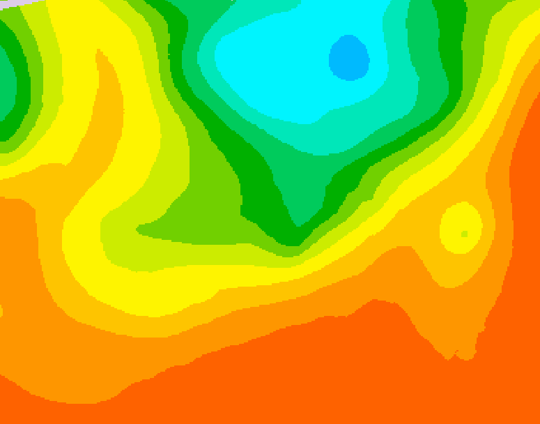 GDPS 500 millibar geopotential height 156 hour forecast chart for Canada based on 2025/06/30 0000Z data