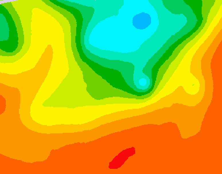 GDPS 500 millibar geopotential height 168 hour forecast chart for Canada based on 2025/06/30 0000Z data