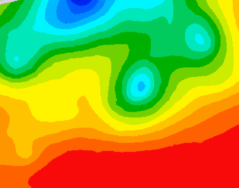 GDPS 500 millibar geopotential height 234 hour forecast chart for Canada based on 2025/06/30 0000Z data