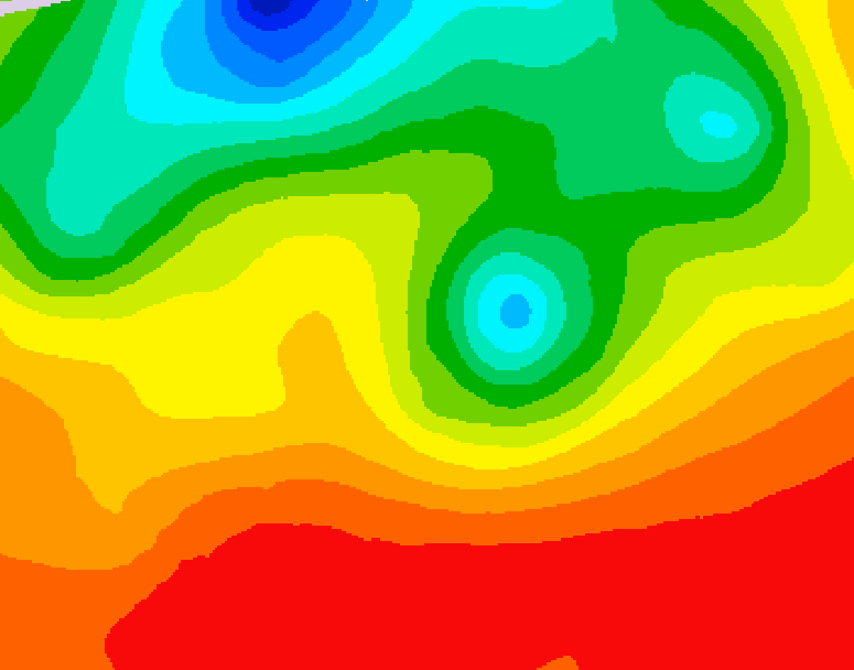 GDPS 500 millibar geopotential height 240 hour forecast chart for Canada based on 2025/06/30 0000Z data