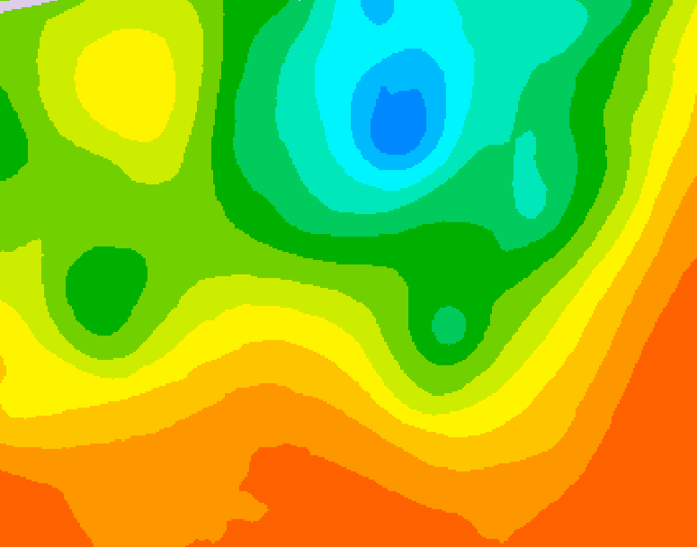 GDPS 500 millibar geopotential height 066 hour forecast chart for Canada based on 2025/06/30 1200Z data