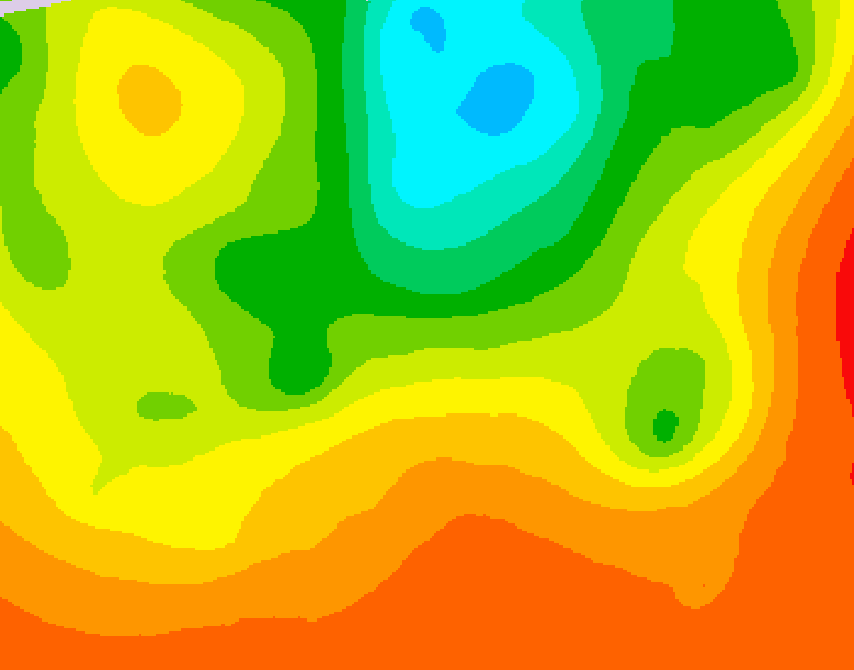 GDPS 500 millibar geopotential height 102 hour forecast chart for Canada based on 2025/06/30 1200Z data