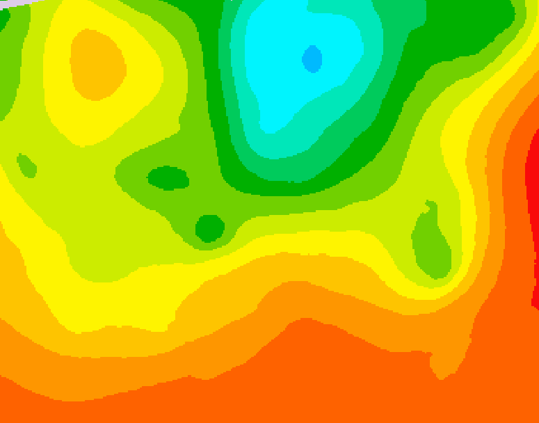 GDPS 500 millibar geopotential height 108 hour forecast chart for Canada based on 2025/06/30 1200Z data