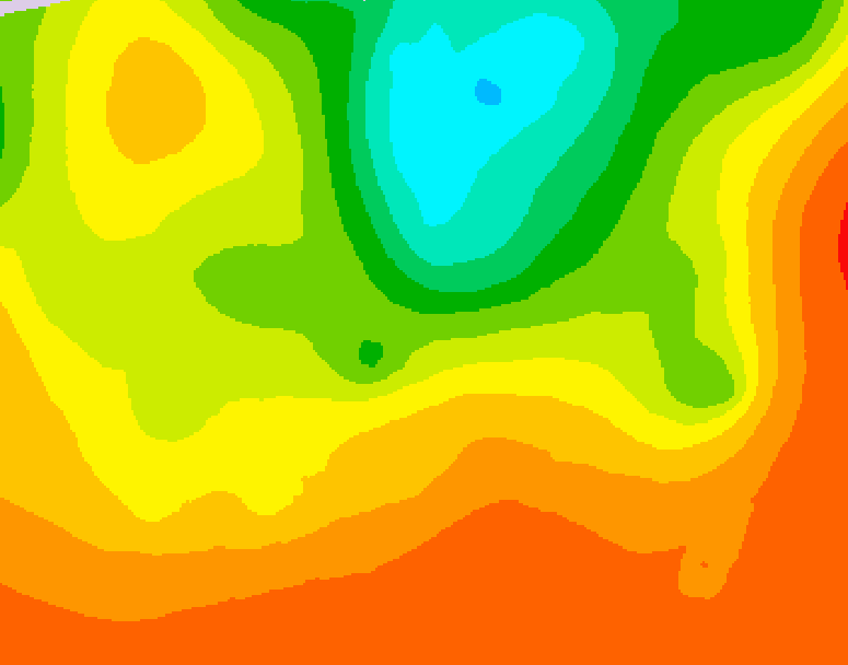 GDPS 500 millibar geopotential height 114 hour forecast chart for Canada based on 2025/06/30 1200Z data