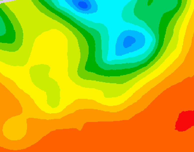 GDPS 500 millibar geopotential height 168 hour forecast chart for Canada based on 2025/06/30 1200Z data