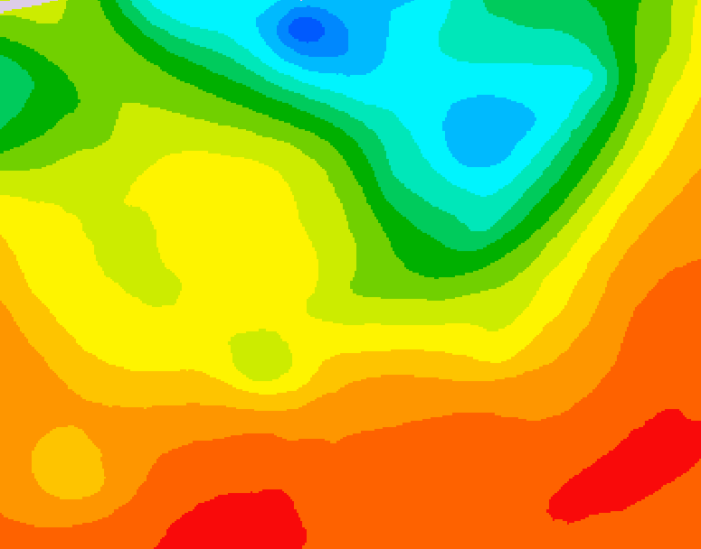 GDPS 500 millibar geopotential height 186 hour forecast chart for Canada based on 2025/06/30 1200Z data