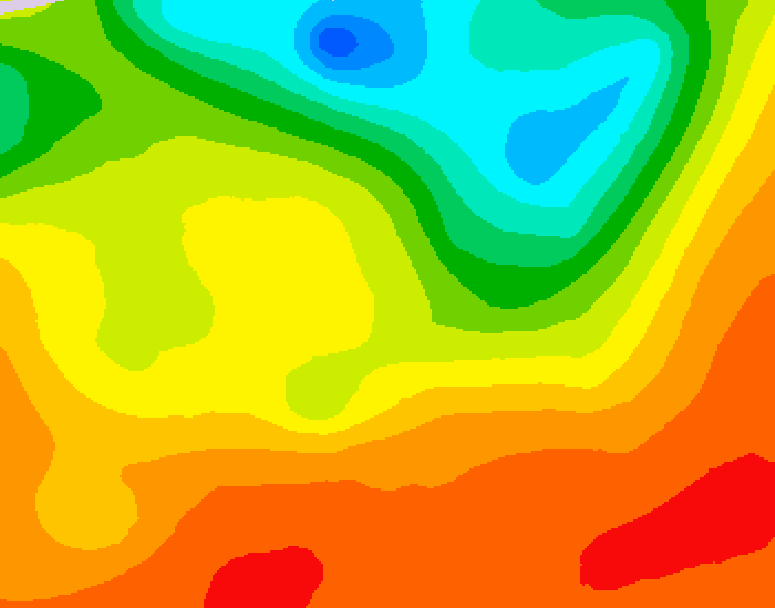 GDPS 500 millibar geopotential height 192 hour forecast chart for Canada based on 2025/06/30 1200Z data