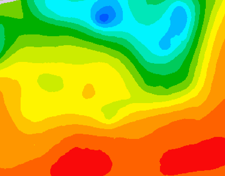 GDPS 500 millibar geopotential height 204 hour forecast chart for Canada based on 2025/06/30 1200Z data