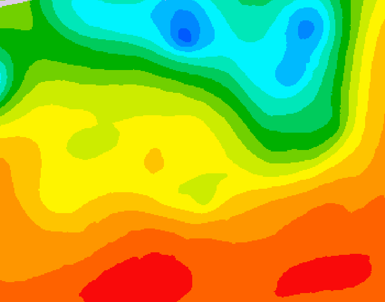 GDPS 500 millibar geopotential height 210 hour forecast chart for Canada based on 2025/06/30 1200Z data
