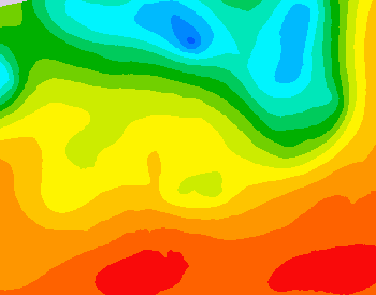 GDPS 500 millibar geopotential height 216 hour forecast chart for Canada based on 2025/06/30 1200Z data