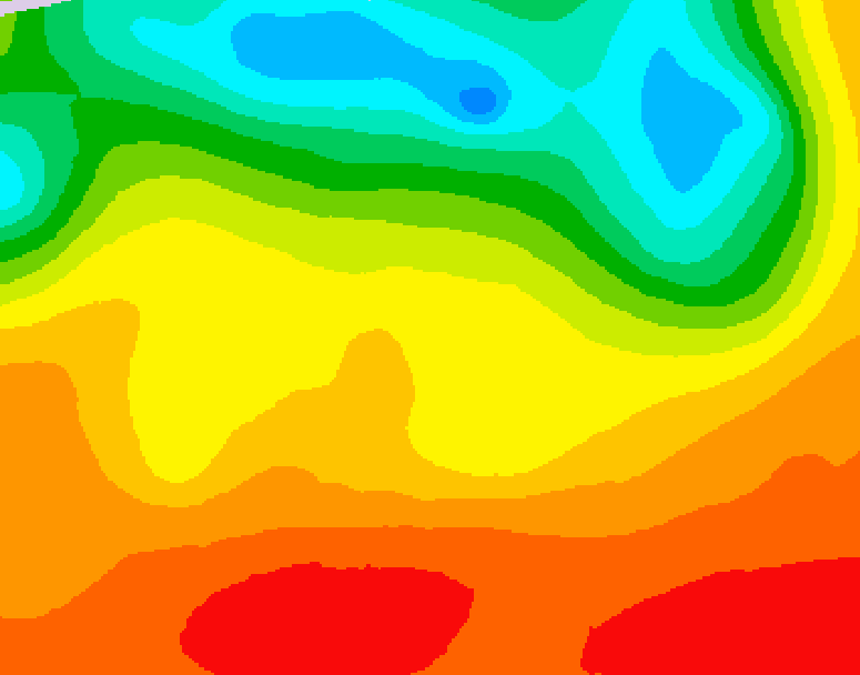 GDPS 500 millibar geopotential height 228 hour forecast chart for Canada based on 2025/06/30 1200Z data