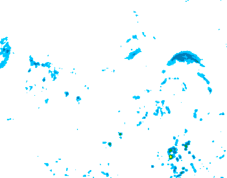GDPS precipitation 054 hour forecast chart for Canada based on 2025/06/30 1200Z data