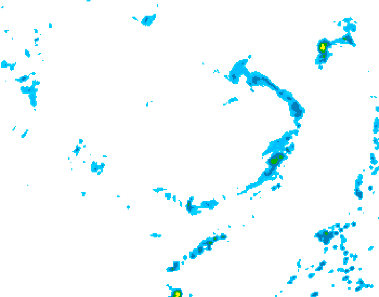 GDPS precipitation 144 hour forecast chart for Canada based on 2025/06/30 1200Z data