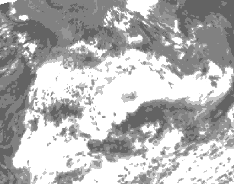 GDPS total cloud 234 hour forecast chart for Canada based on 2025/06/30 1200Z data