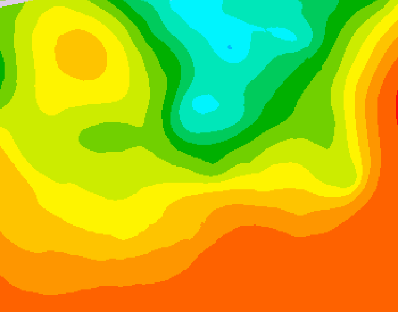 GDPS 500 millibar geopotential height 108 hour forecast chart for Canada based on 2025/07/01 0000Z data