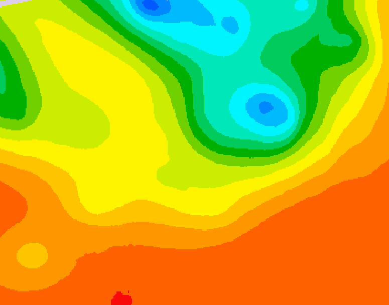 GDPS 500 millibar geopotential height 144 hour forecast chart for Canada based on 2025/07/01 0000Z data