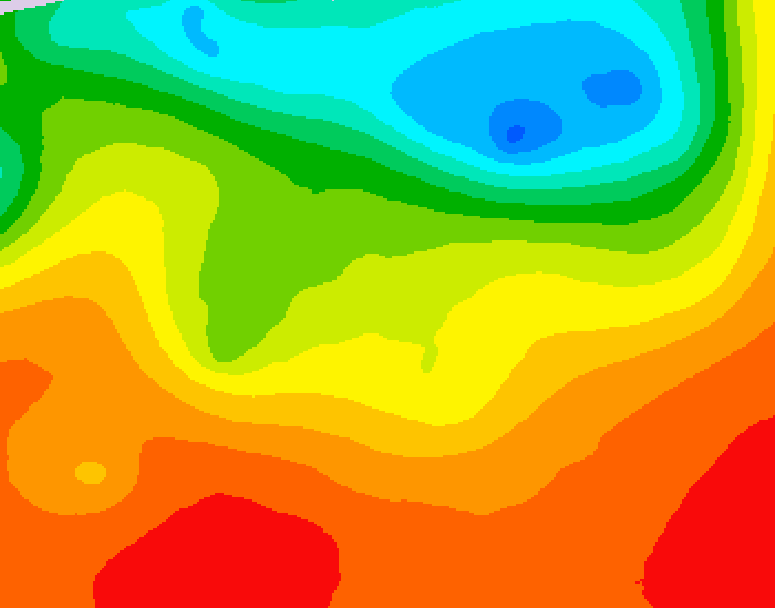 GDPS 500 millibar geopotential height 210 hour forecast chart for Canada based on 2025/07/01 0000Z data