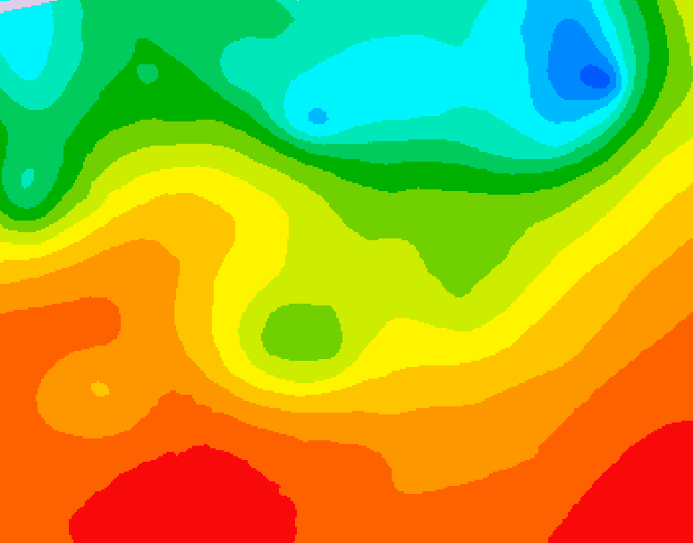 GDPS 500 millibar geopotential height 240 hour forecast chart for Canada based on 2025/07/01 0000Z data