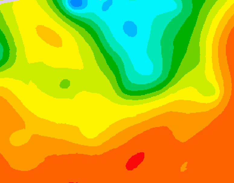 GDPS 500 millibar geopotential height 108 hour forecast chart for Canada based on 2025/07/01 1200Z data