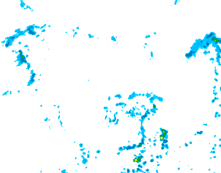 GDPS precipitation 228 hour forecast chart for Canada based on 2025/07/01 1200Z data
