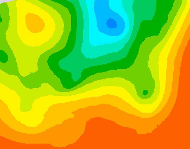 GDPS 500 millibar geopotential height 060 hour forecast chart for Canada based on 2025/07/02 0000Z data
