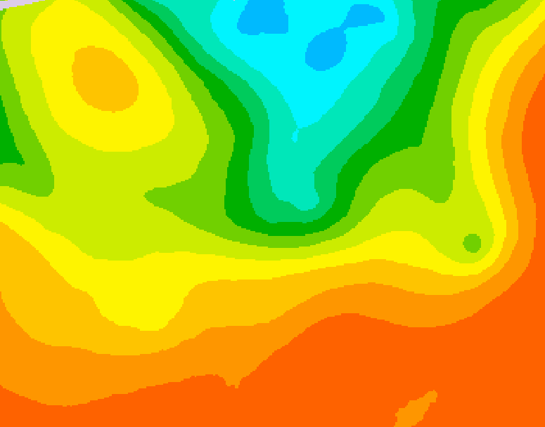 GDPS 500 millibar geopotential height 084 hour forecast chart for Canada based on 2025/07/02 0000Z data