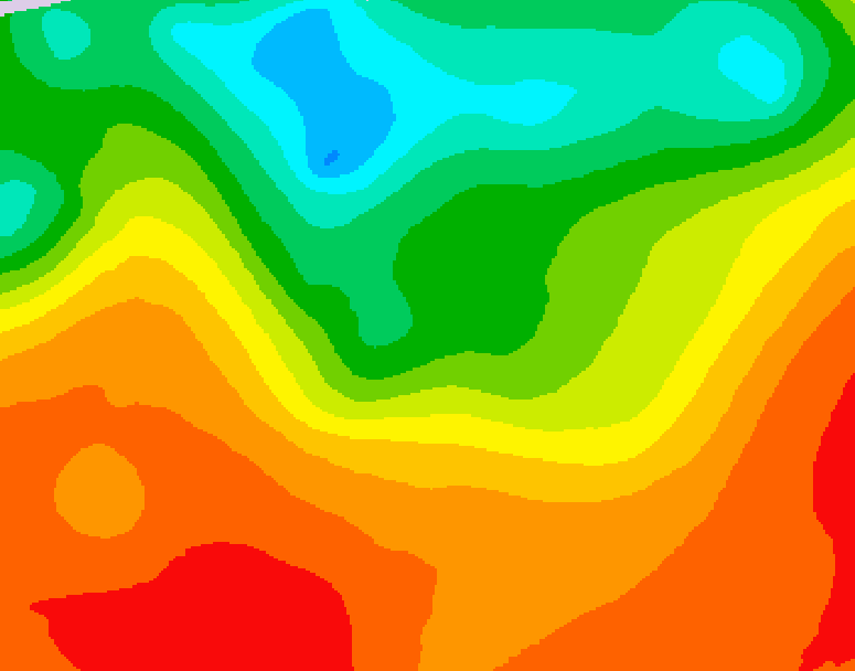 GDPS 500 millibar geopotential height 204 hour forecast chart for Canada based on 2025/07/02 0000Z data