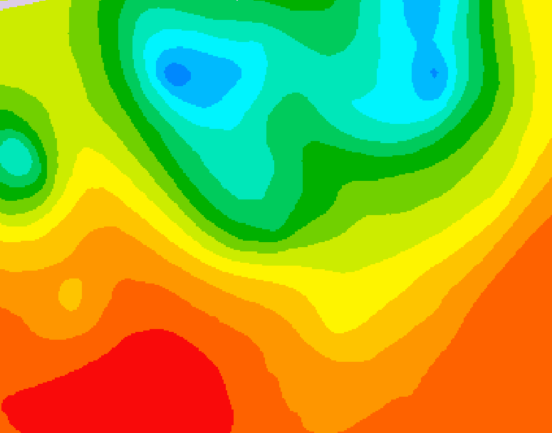 GDPS 500 millibar geopotential height 192 hour forecast chart for Canada based on 2025/07/02 1200Z data
